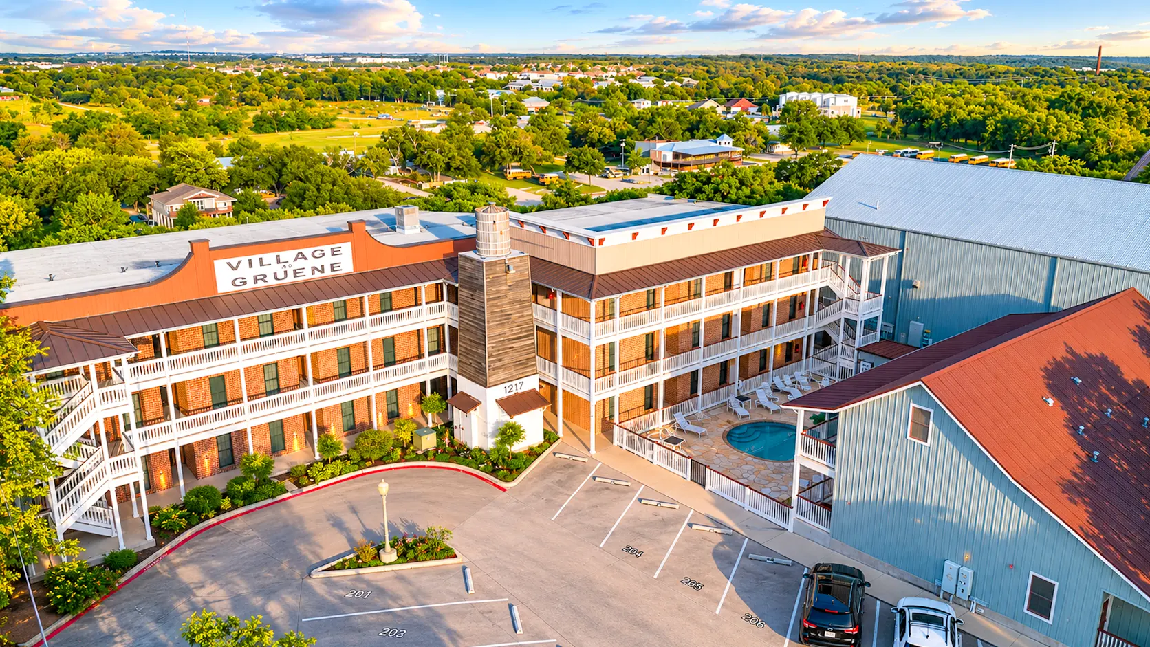 Community overview — Aerial in Houston, TX