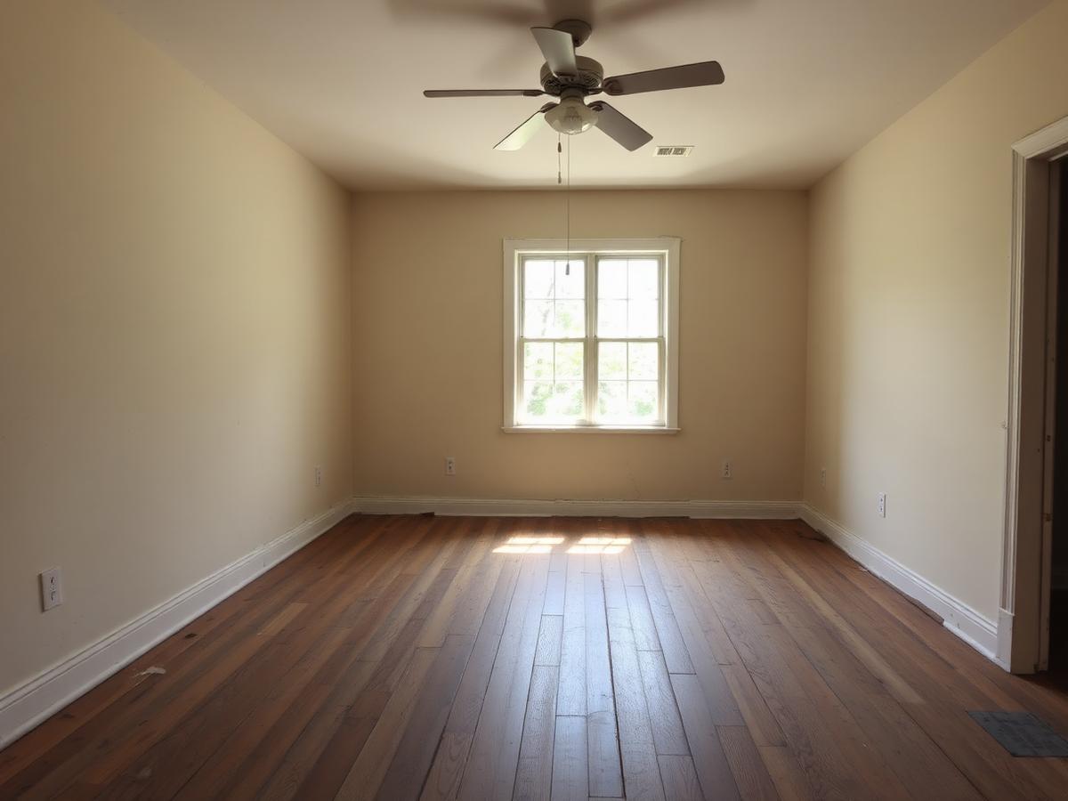 Residential interior photographed in natural light