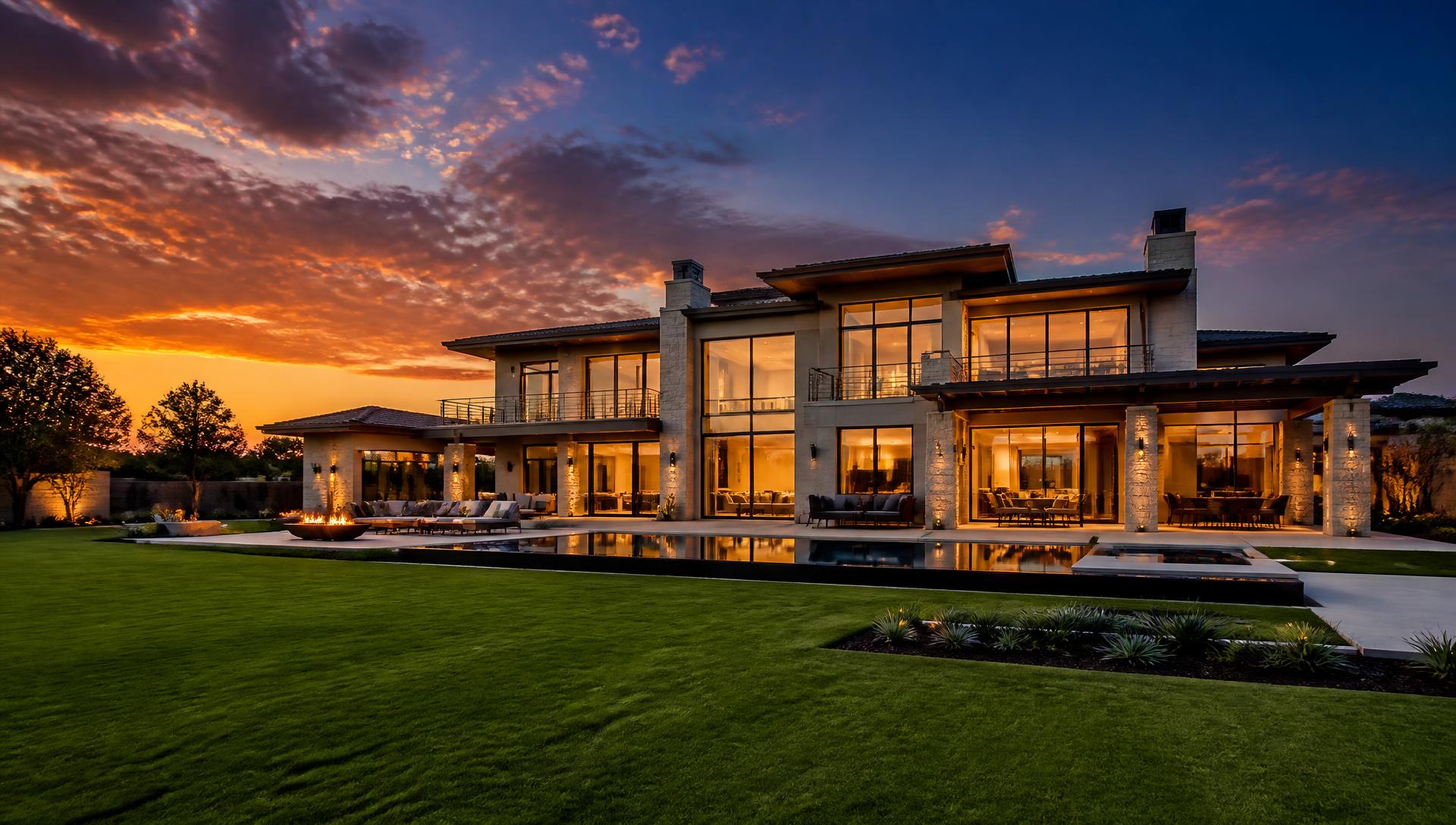 Luxury twilight — Twilight in Fort Worth, TX